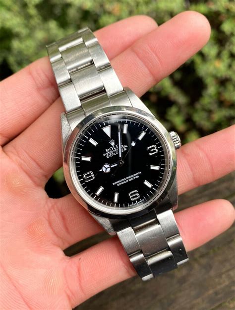 rolex explorer 36mm on wrist